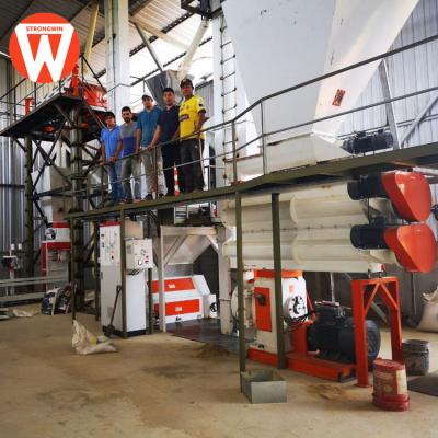 China Professional Factory China Feed Machinery 3t/h Animal Feed Production Line Machine for sale