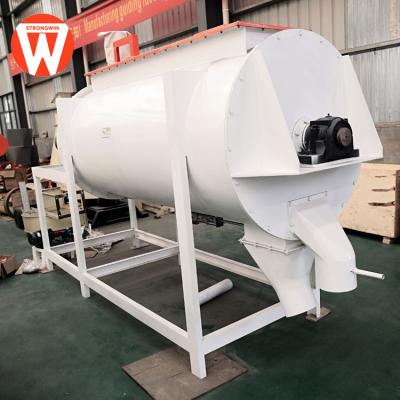 China Small Feed Pellet Ribbon Mixer Pig Feed Mixer Making Machine for sale