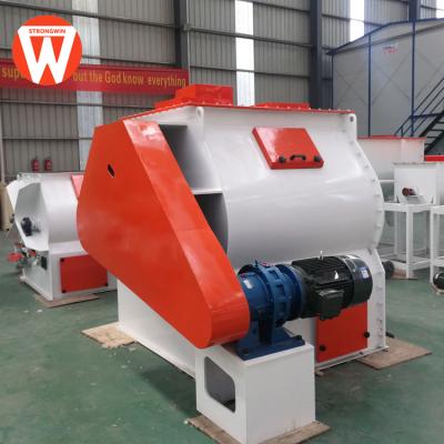 China Plant Double Shaft Cattle Cattle Feed Mixer for sale