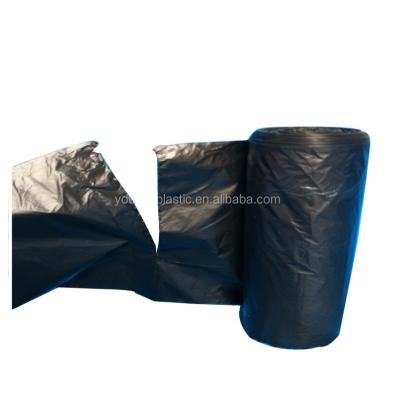 China Large Size Recyclable For Household Or Business Trash Bags Garbage Bags Black High Tensity Plastic Garbage Bag for sale