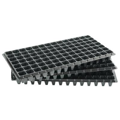 China Eco-friendly Seed Planting Greenhouse Plastic Flower Tray 98 Cells Seedling Seed Melon Seed Starter Tray Greenhouse Plastic Planting Tray for sale