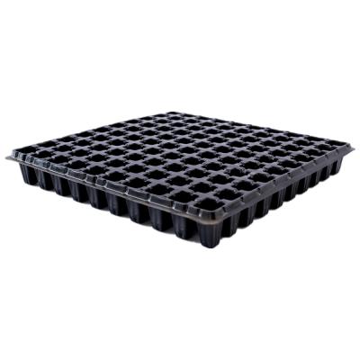 China Eco-friendly Seed Planting Greenhouse Plastic Flower Tray 100 Cells Seedling Seed Melon Seed Starter Tray Greenhouse Plastic Planting Tray for sale