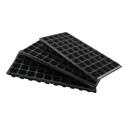 China Plastic Greenhouse Seedl Tray Germination Vegetable Nursery Plant Seed Eco-friendly Planting Plug Seed 50 Cells for sale