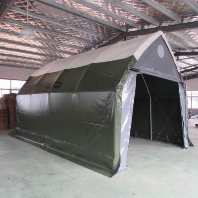 China Plastic Pitched Portable Roof Garage Shelter , Instant Boat Shelter for sale