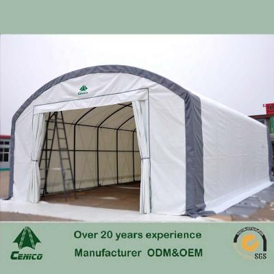 China Metal Steel Frame FARM Warehouse Tent, Bus and RV Shelter for sale