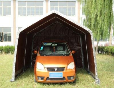 China Metal backyard storage shed, motorcycle shelter for sale