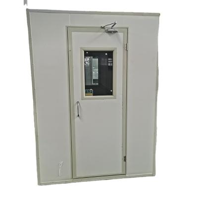 China Factory automatic sliding door clean room air shower, personal air shower room for sale