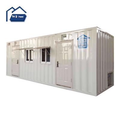 China Modern Steel Buildings Flat Pack Prefab Prefab Folding Sandwich Panel Portable Shipping Container Garage for sale