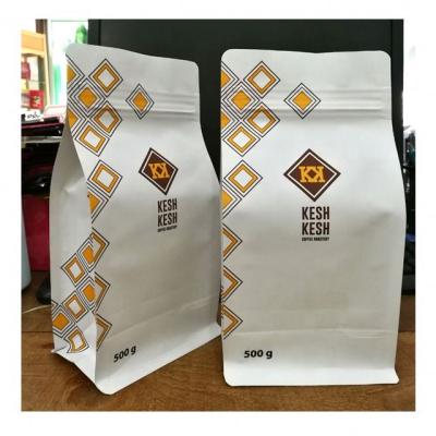 China 500 GR Coffee Pouch Bags Moisture Proof Coffee Bags Fit Custom Printed Coffee Bag for sale