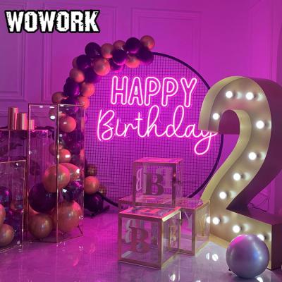 China 2022 WOWORK Fushun factory whosale waterproof direct event planning round arch backdrop wedding backdrop decorations for sale