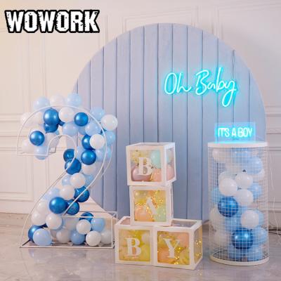 China WOWORK raincoat Fushun 2021 new products party display props velvet backdrop circle for wedding decorations for sale