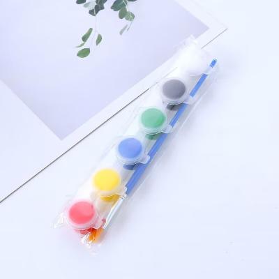 China High Quality Acrylic Promotion Child Safety Is Washable Paint Watercolor 6-2ml Color for sale