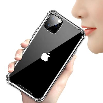 China Four Corner Protect Shockproof For iPhone 11 Clear Acrylic Case , Slim 1.5mm Transparent Cell Phone Case For iPhone 11 for sale