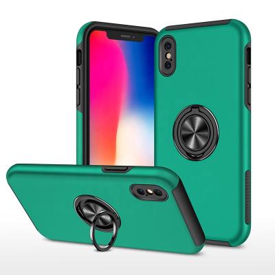 China Latest Product Wholesale Price Metal Stand Protective Cell Phone Cover Case For iPhone XS Max for sale