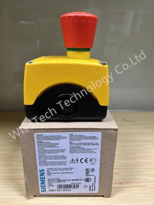 China 3SB38010DG3 Control Station Enclosure Plastic 1 Holes 22 mm Yellow 85 mm  85 mm for sale