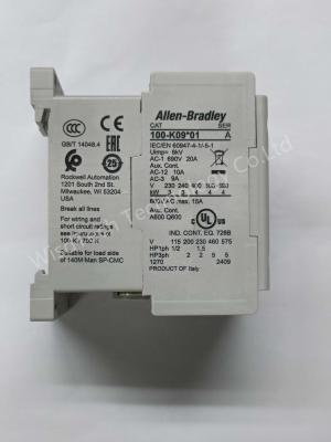 China 100-K09*01 miniature contactor 9 AMP 3 Pole IEC rated, with an AC rated coil for sale