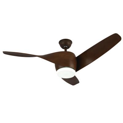 China Dimmable 3 Speed ​​Contemporary Ceiling Fan Design Thruster Quiet Ceiling Fan With Retro 3 Blades Remote Control 52 Inch Macaron Ceiling Fan for sale