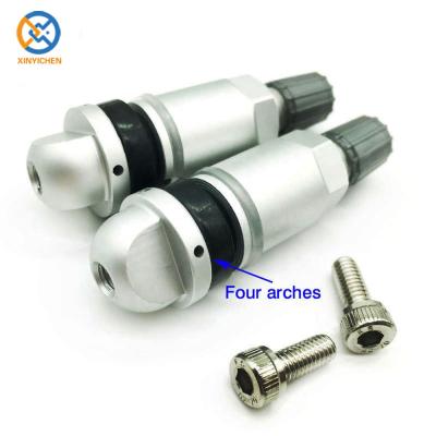 China Aluminum Alloy Car Parts Aftermarket Tire TPMS Sensor Valve Metal TPMS Auto Tire Valve for sale