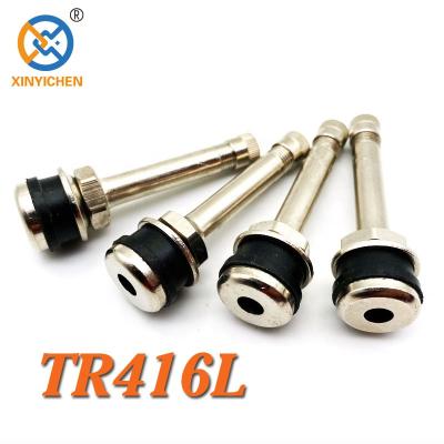 China Tr-416 Tr416L Tr416 Brass Tire Valves TR-416 Flange-in Valves Stem Tire Valve Tr416L for sale