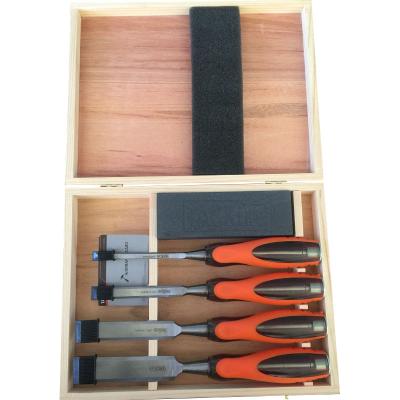 China Durability Wholesale Multi-purpose Classic Handle Firmer Working Carpentry Chisel Set for sale