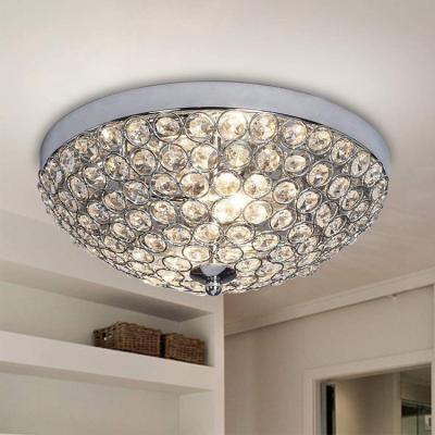 China The modern light luxury balcony hallway aisle leaded crystal ceiling lights chandeliers and pendant lights for sale