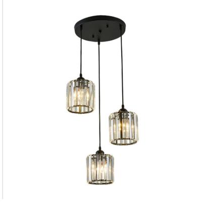 China Modern American Scandinavian Light Crystal Dining Room Chandeliers And Pendant Lights for sale