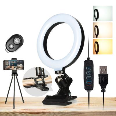 China Hot Sale Full Set Photographic Lighting Mini Table 16CM Ring Light for sale