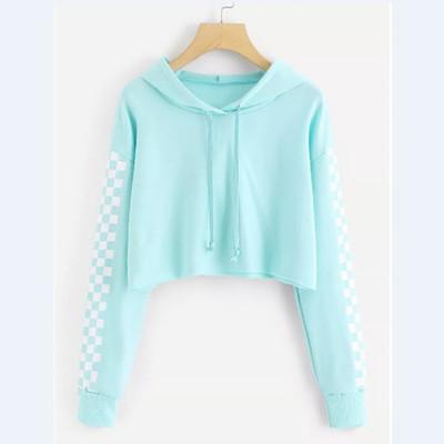 China Breathable Young Teen Floral Hoodies Long Sleeve Casual Drawstring Sweatshirts for sale