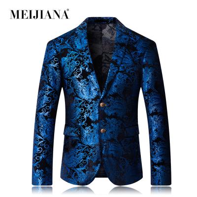 China Anti-Wrinkle Blazers Wedding Groom Slim Fit Prom Dress Tuxdudo Coat Hombre Plus Size Suit Jacket for sale