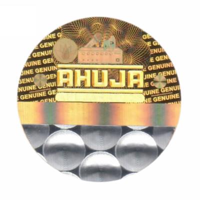 China 3D Security Serial Number Hologram Sticker Obvious Labels Anti-counterfeiting Custom Adhesive Holographic Tamper QR Code for sale