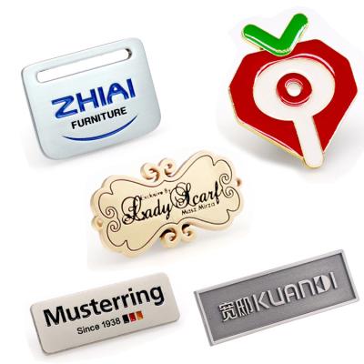 China Waterproof Custom Brushed Stainless Steel Metal Self Adhesive Nameplate TV Die Casting Nameplate Brand Metal Sticker Aluminum Logo for sale