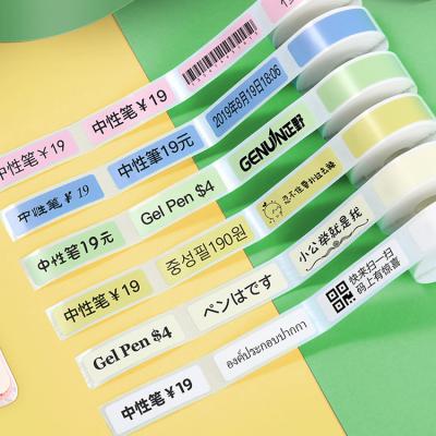 China Niimbot D11 L11 Printer Glossy Thermal Color Size Label Sticker Yellow 12x40mm 15x30mm Green White 15x50mm Pure Pink Waterproof for sale