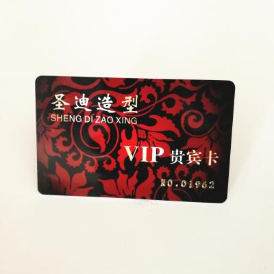 China Printable Credit Card Size Plastic PVC CR80 Full Color Printing Embossing Number for sale