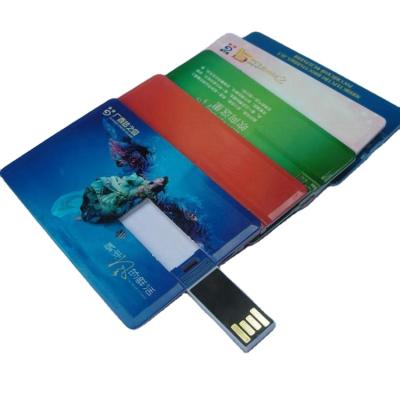 China Custom Logo Business Card USB Pen Waterproof Pen Reader 1GB-64GB for sale