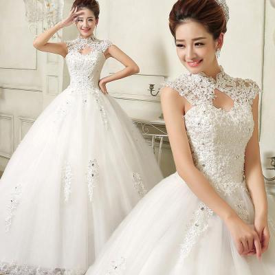 China ZH625B Breathable High Quality Custom Elegant Lace Sexy Women Wedding Dress for sale