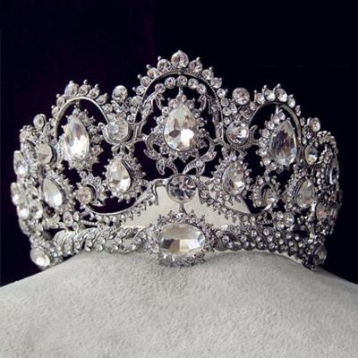 China ZH1619L Tiara Crown Bridal Tiara New Big Bridal Hot Sale Design Wedding Accessories for sale