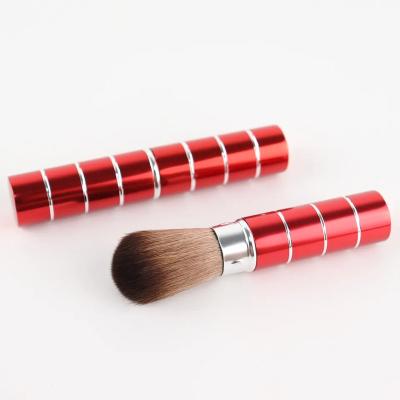 China Soft NAIL Handle Professionals Nylon Red Nail Dust Removersupplies Custom Metal Brushes for sale