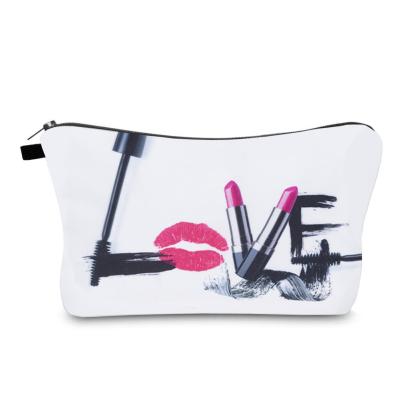 China Factory Logo Fashion Pencil Bag Cosmetics Bag Custom Women's Makeup Pouch Storage Travel Bag Cosmetic Bag for sale