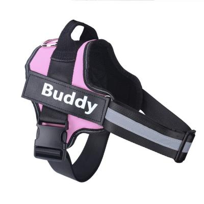 China 2021 New Design Custom Personalized Reflective Breathable Adjustable Pet Harness Dog Harness Vest With Custom LOGO for sale