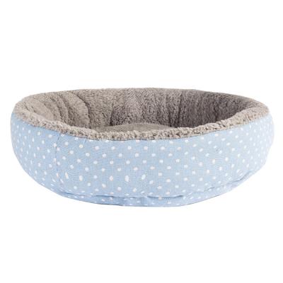 China 2021 Viable New Design Dog Supplies Cat Kennel All Seasons Soft Kennel Pet Round Cushion Washable Pet Bed Mat for sale