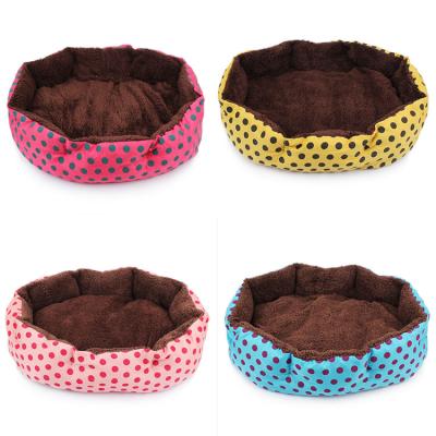 China 2021 Best Seller 2021 Round Shape Super Soft Viable Pet Bed Washable Cat Dog Mat Suppliers Removeable Dog Bed for sale