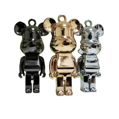 China Cute Gift Hot Selling Violent Bear Key Chain Couple Pendant Men's Car Key Chain Figure for sale