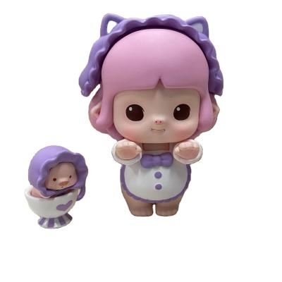 China Custom Funny Action Numbers Kids Dolls For Promotion OEM Design 3D Cartoon Gift Toy Vinyl Painting Customized PVC Box Style Paper Square for sale