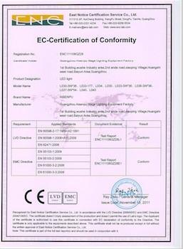 CE - Qicai Lighting Equipment Limited