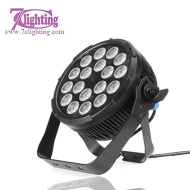 China IP65 18Quad LED Flat PAR CAN DMX SlimPAR LED18 for sale