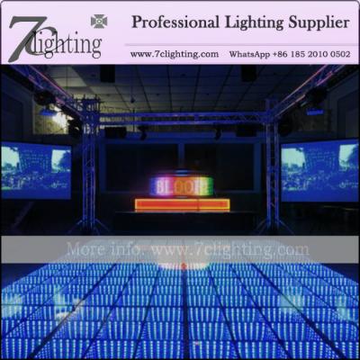 China Infinity 3D LED Dance Floor Tile Event Wedding Party Rental Lighting Equipments for sale