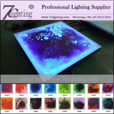 China Fluid Flow LED Dance Floor Colorful Liquid Dance Floor Tile for Party Wedding Club Decor. for sale