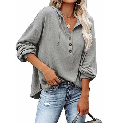 China European and American foreign trade women's clothing autumn and winter new Amazon leisure 2022 new loose solid anti-pilling border color Ho for sale