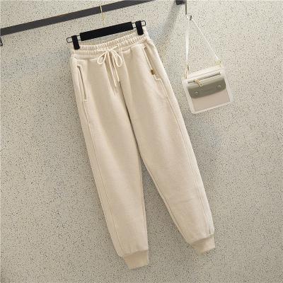 China Hot Selling QUICK DRY Plus Size Womens Dresses Joggers Two Piece Pants Set For Wholesales Sweatpants Woman for sale