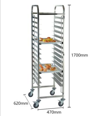 China Restaruant Hotel&Restaurant Material Bakery Tool Stainless Steel Baking Rack Trolley for sale